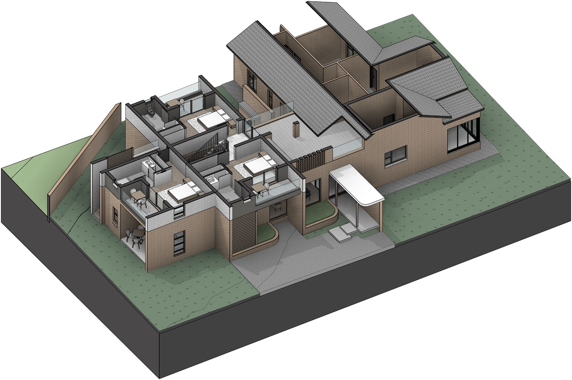 Axonometric cut 01