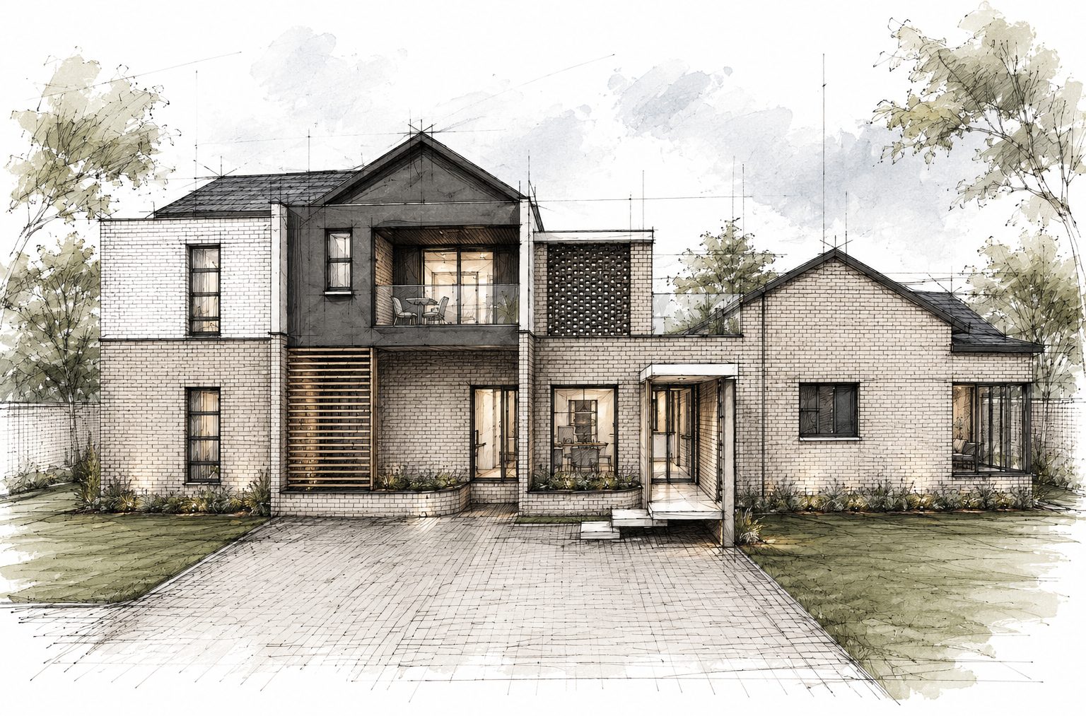 B&B Clubview — concept sketch