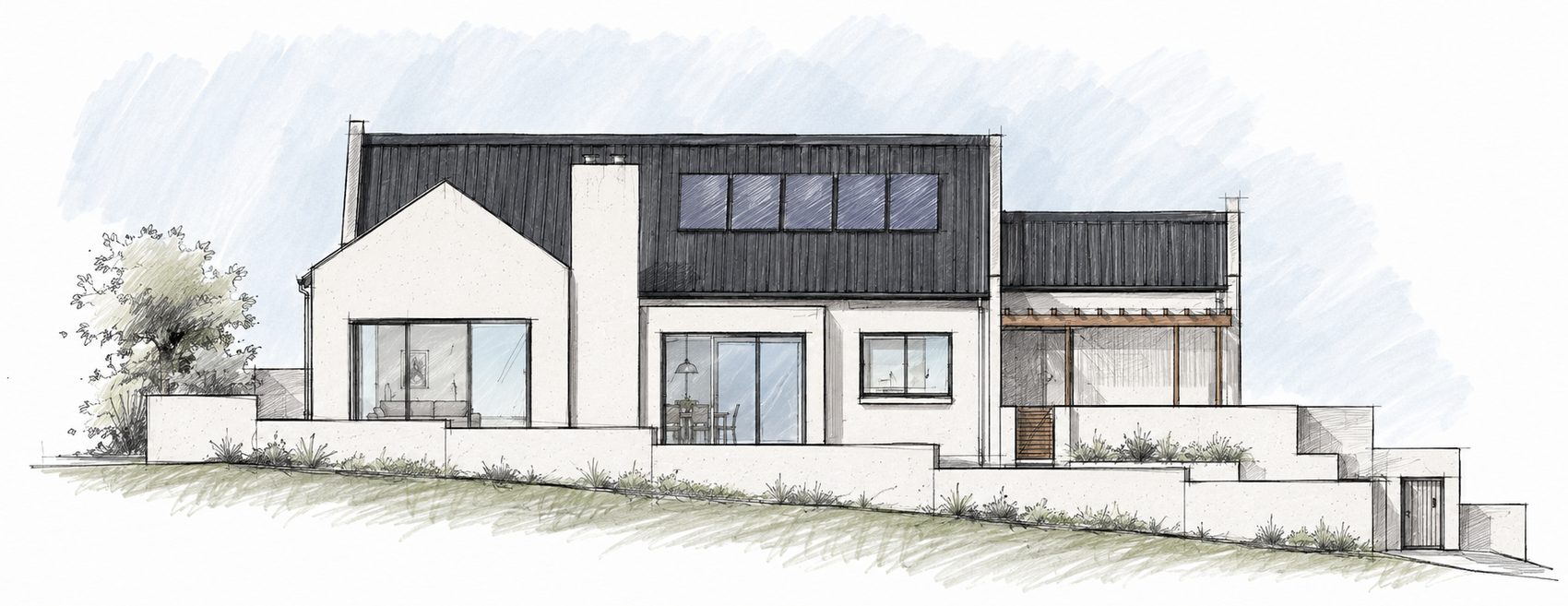 Sketched elevation 01