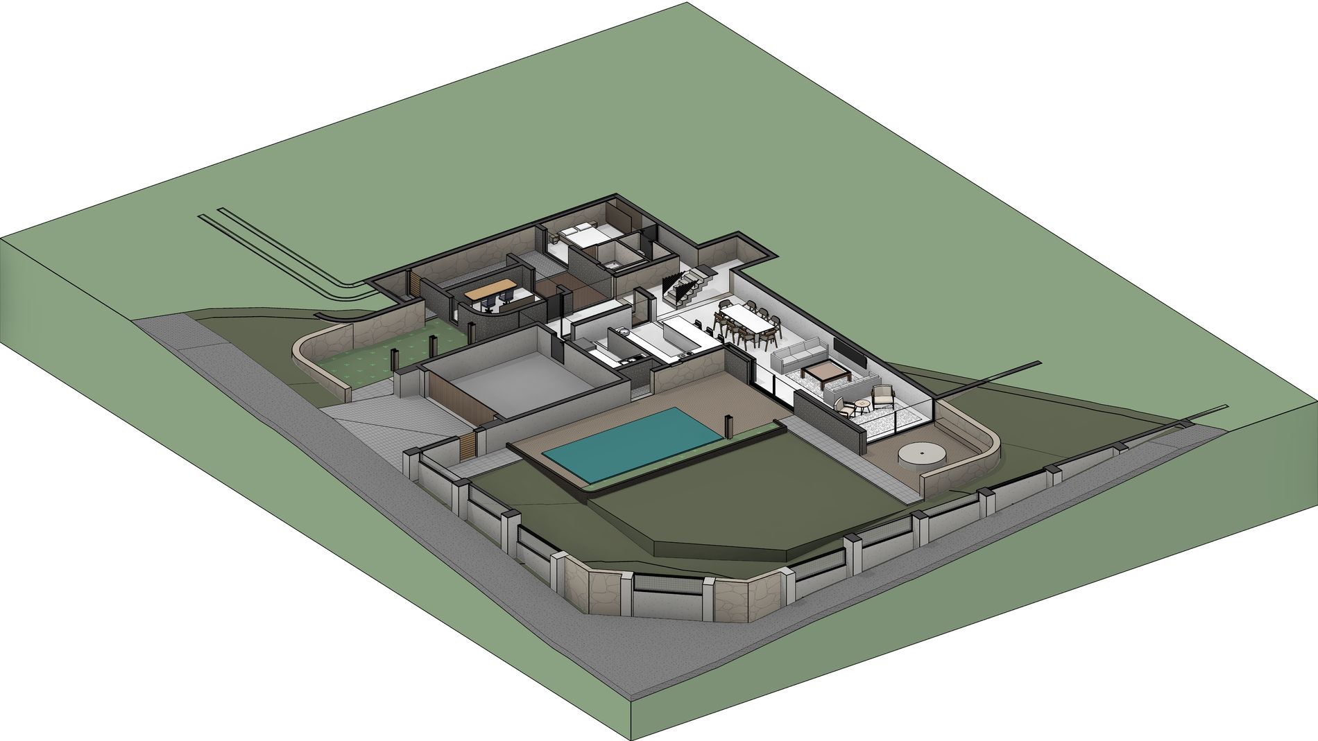 Axonometric cut 01
