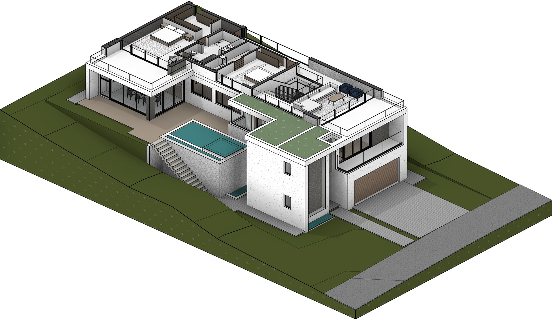 Axonometric cut 01