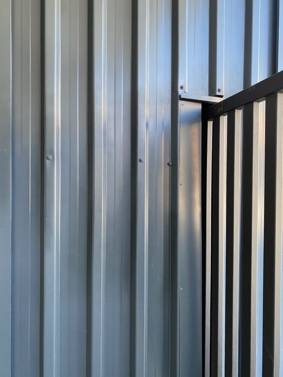 As built — entrance